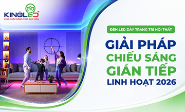 Đèn LED Dây Trang Trí Nội Thất: Giải Pháp Chiếu Sáng Gián Tiếp Linh Hoạt 2026